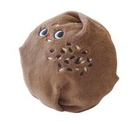 Hlagmix Puppy Snuffle Toy - Dog Treat Dispenser,Sesame Bread-Shaped Dog Plush Toy, Snuffle Treat Game, Dog Mental Stimulation Toys