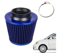 Hlagmix Round Tapered Air Filter,76mm Universal Air Intake Filters | High-Performance Car Filter High Flow Cold Intake Adapters Cold Inlet Cone for Cars