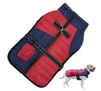 Hlagmix Winter Dog Clothes,Pet Cotton Coat | Pet Cold Weather Coat, Pet Pullover Jumper With Traction Holes, Thickened For Cold Winter Small Dogs Cat