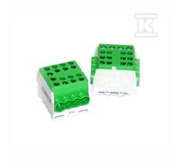 HLAK-35-1/6ZI Main Cable Clamp Green 2x35mm2/6x25mm4