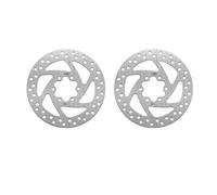 HLAQHL 1/2/3/4PC Stainless Steel Rotor Disc Brake 6 Holes Compatible With INOKIM OX Electric Scooter 140mm Disc Brake Device Accessories(2pc)