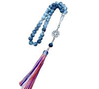 HLBEST Adjustable Rosary Beads Wristband Glass Texture Beads Wristlet Prayer Accessories Present For Fashion Lover