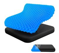 HLBLLRUXT For Cupra Ateca/Born/Formentor Car Seat Cushion, Orthopedic Memory Foam Driving Seat Pad, Breathable Non-Slip Car Seat Protector,A