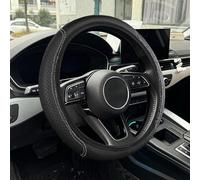 HLBLLRUXT Steering Wheel Cover for Nissan Qashqai e-Power J12 2021-2025,Car Steering Wheel Protector Anti-Slip Breathable Embossed Design Elastic Grip Wheel Wrap,B