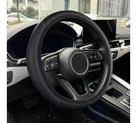 HLBLLRUXT Steering Wheel Cover for Peugeot 308 III Active Pack/Allure/Allure Pack/308 GT 2021-2024,Car Steering Wheel Protector Anti-Slip Breathable Embossed Design Elastic Grip Wheel Wrap,D