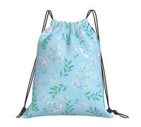 HLBSDM Adjustable Shoulder Drawstring Bag Ditsy Floral Pattern Classic String Pull Backpacks for Swimming