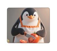 HLBSDM Cartoon Penguin Computer Mouse Pad Anti-Slip Rubber Base Square Mouse Mat for Home Computer Mousepad 8.3 X 10.3 in