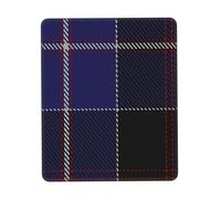 HLBSDM Dunlop Clan Family Tartan Soft Multi Size Rubber Lock Edge Mouse Pad Vertical Design 7.9 X 9.5 in