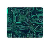 HLBSDM Gaming Mouse Pad Circuit Board Electronic Computer Hardware Technology Motherboard Digital Chip Tech Science Integrated Non-Slip Rubber Mouse Pad for Computers, Laptop 9.5 Inch x 7.9 Inch