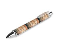 HLBSDM Healing Scriptures Bible Faith God Verses Retractable Ballpoint Pen 0.5mm Fine Point, Durable PC Click Pen with Clip for Daily Use