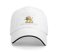 HLBSDM Make Iran Great Again Hat Old Iran Persian Flag Lion Sun Caps Mesh Cap for Men Women White