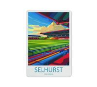 HLBSDM Selhurst Park Stadium Metal Sign Travel Poster Art Print Decoration Retro Metal Painting Garage Style8x12inch(20x30cm)