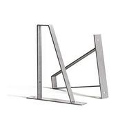 [HLC] 2 x Suspense Shelf Brackets - Fits Scaffold Board Shelf - Modern, Industrial, Heavy Duty [Scaffold/225x38mm,Clear]