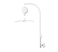 HLEEDUO Baby Crib Bell Bed Bell Bracket Music Box Bracket arm Baby Bed Stent kit Baby Mobile (28")