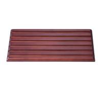 Hlennotor Coin Display Case 6 Row 100% Solid Wooden Holder Rack Rack Case Holds 42 Coins Challengecoin Display