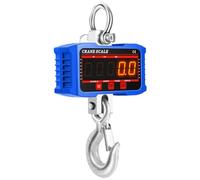 Hlennotor Hanging Scale, Digital Crane Scale 1000KG, Industrial Heavy Duty Crane Scale LED Indication, Blue Easy Install
