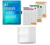 Hlennotor Join The 52-Week 100 Envelope Savings Challenge Fun Path to Save 5,050 in One Year with Our Budget Binder D Easy to Use