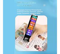 Hlennotor Scanner Translation Pen Offline Smart Language Voice Translator Machine 134 Languages Intelligent Translator Pen Easy Install White