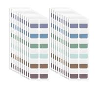 Hlennotor Sticky Index Tabs Page Markers Tabs 1 X 1.1 Inch Writable Page Tabs Transparent for NotebooksFiles