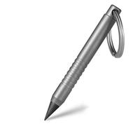 Hlennotor Titanium Inkless Everlasting Pencil Reusable Infinite Endless Pen for Home Office School Writing Drawing, 1 Pack
