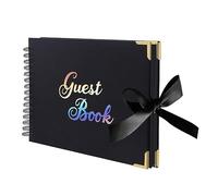 Hlennotor Wedding Guest Book Guest Book Wedding Reception for Guests to Sign,Sign in Book for Funeral,Graduation,Baby Shower A