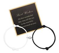 HLenyoy Magnetic Couples Bracelets Mutual Attraction Relationship Matching Friendship Rope Bracelet Set Gift for Women Men Boyfriend Girlfriend Him Her BFF Best Friends