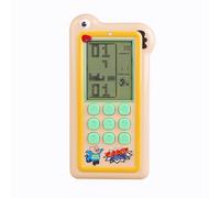 HLF Cartoon Block Game Console Big Screen 23/26 Bricck Game Dual Mode Silicone Buttons Dual Powered by Rechargeable Lithium Battery/AA Retro Handheld Portable Toy Children/Teens Gifts (Khaki)