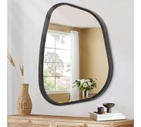 HLFMVWE Irregular Wall Mirror Asymmetrical Unique Mirror Artistic Decor Bathroom Vanity Bedroom Living Room Entryway Hallway Large 65 x 45CM