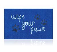 HLFMVWE Outside Door Mats for Home Entrance Funny Mats Wipe Your Paws Mat Welcome Mat for Front Door with Non Slip Rubber 45 x 70