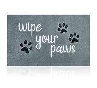 HLFMVWE Welcome Door Mats for Home Entrance Funny Doo rmats Wipe Your Paws Mat Welcome Mats for Front Door Non Slip Rubber Mat for Dog Doormat,18x28