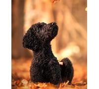 HLFUZ 5D DIY Diamond Painting Kits for Adults Black Poodle Full Drill Crystal Embroidery Cross Stitch Arts Crafts for Home Wall Decor 30x40CM