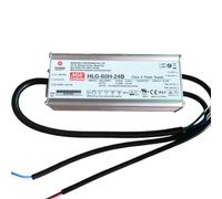 HLG-60H for Street/high-bay/greenhouse/parking 60W Constant Voltage Constant Current LED Driver B(HLG-60H-24B 24V)