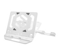 HLGDSWO Adjustable Laptop Stand with Phone Slot, Foldable Ergonomic Riser for Home, Office, and Library Use