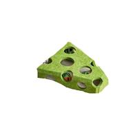 HLGDSWO Cat Puzzle Maze Toy with Bell Balls and Felt Tunnel, Interactive Dig Box for Kittens and Cats(Green Cheese)