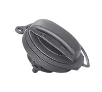 HLGFS Car Fuel Tank Cap for Audi A3 Cabrio 2008-2013,ABS Automotive Filler Gas Cap for Petrol or Diesel Dust Flap Fuel Filler Cover with Securing Strap Car Replacement Accesories,S