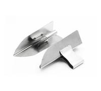 HLGHLG 2 Piece Stainless Steel Drywall Corner Tool Right Angle Taping and Finishing Spatula for Plaster Sheetrock and Drywall