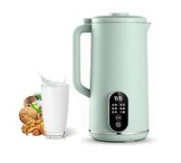 HLGKBY 6 in1 Soy & Nut Milk Maker, 650ML Automatic Nut Milk Maker with 10 Blades, Juice Soup Maker with Delay Start, Keep Warm, Self-Cleaning for Almonds, Oats, Soybeans, Fruits