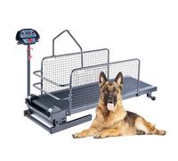 HLGKBY Dog Treadmill for Large Medium Dogs, Pet Dog Running Machine Exercise Equipment, With LCD Display Scree, Speed 0.8-12 Km/H, for Dogs Indoor & Outdoor Training, Up To 220LB, Easy to Assemble