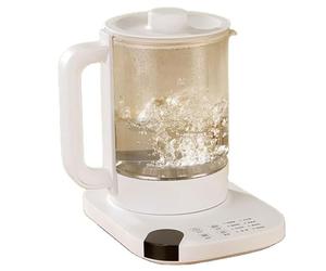 HLGKBY Health Pot, 1.8L Glass Electric Kettle, 800W Tea Maker, Electric Smart Hot Tea Maker Kettle, 11 Range Temperature Warming Function, Suitable for Home and Office