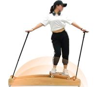 HLGKBY Indoor Ski Simulator Balance and Coordination Training Machine, Multifunction Cardio Exercise Machine, Ski Exercise Machine for Indoor Beginner Gym Waist Strength Training