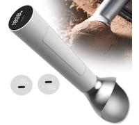 HLGKBY Portable Handheld Heated Ice Cream Scoop, 2 oz/scoop Rechargeable Heated Ice Cream Spoon,Ice Cream Scooping Tool with Digital Display,Waterproof,Adjustable Temperature,8H Standby 1PCS