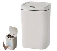 HLGKBY Smart Sensor Kitchen Waste Bin, 16L Kitchen Automatic Trash Can, Automatic Motion Sensor, Battery-powered Version, No Charging Required