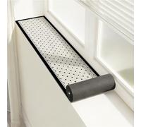 HLHLH Window Sill Mat, Diatomaceous Earth Cover, Absorbent and Quick Drying, Easy to Clean, Prevents Cats and Dogs from Scratching(200x15CM/79x6IN)