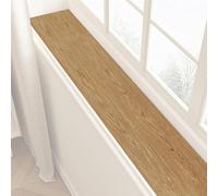HLHLH Windowsill Protector, Wood Grain Window Sill Mat, Anti Slip and Wear Resistant, Easy to Cut, Prevent Pets from Scratching, to Maintain(Yellow,100x10CM/39x4IN)