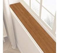 HLHLH Windowsill Protector, Wood Grain Window Sill Mat, Anti Slip and Wear Resistant, Easy to Cut, Prevent Pets from Scratching, to Maintain(Orange,100x20CM/39x8IN)