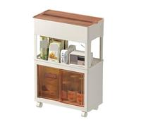 HLHLOP777 Filing Cabinet Trolley Under the Table, Document Storage Rack, Movable Bookcase Filing Cabinets for Home Office