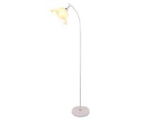 HLHLOP777 Floor Lamp Simple White Modern Standing Lamp for Living Room Bedroom Study Office with Lampshade Dimmable Floor Remote Control Standing Corner Lamps