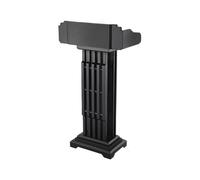 HLHLOP777 Teacher Lectern Host/Presentation Platform Stainless Steel Launch Hotel Reception Welcome Desk Portable Pulpit