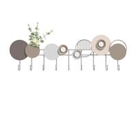 HLHLOP777 Wall Mounted Coat Rack Hanging Clothes Rack Wall Hook Hat Entrance Door Foyer Punching Hole Coat Rack Hat Rack with Hooks(Large)