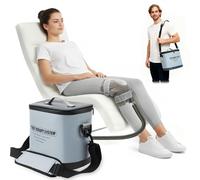 Hlieeosfcn Cold Therapy Machine,10-90min Timing, Portable Ice Therapy Machine with Programmable Timer for Knee After Surgery,6 Adjustable Water Flow Levels, for Shoulder, Knee, Ankle, Back